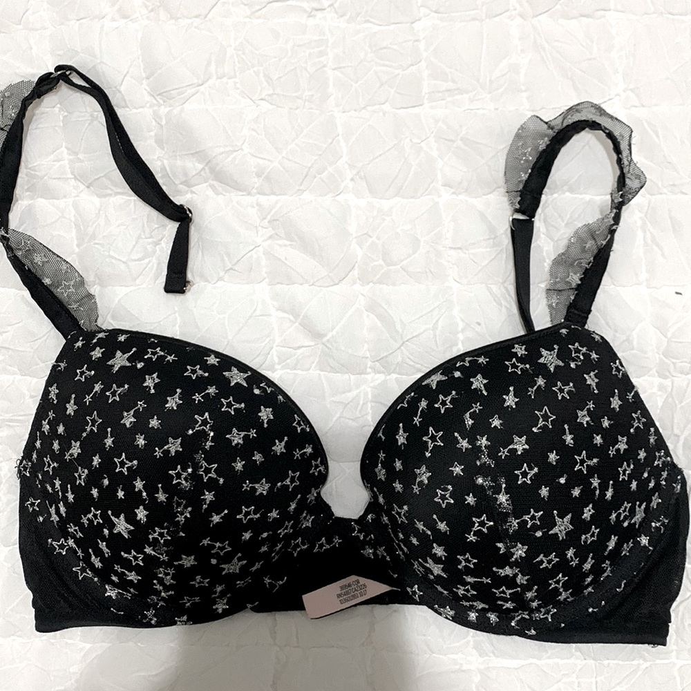 Victoria’s Secret Star Print Dream Angels Push Up Bra 32D